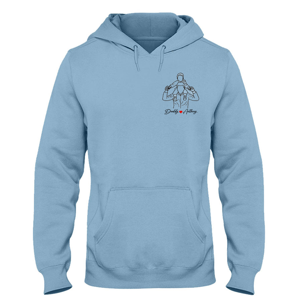 Best Dad Ever - Personalized Father T-shirt And Hoodie