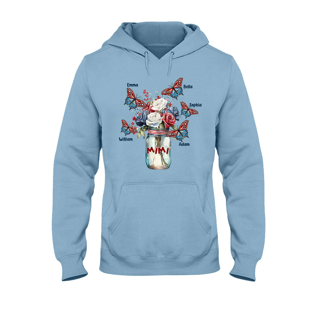 Happiness Is Being A Grandma - Gift for grandma, mom, aunt - Personalized T-shirt And Hoodie