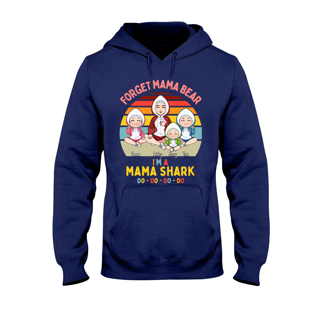 Mama Shark Do Do Do - Gift for mom, mom, dad, grandma, grandpa, aunt, uncle, shark lover - Personalized T-shirt And Hoodie