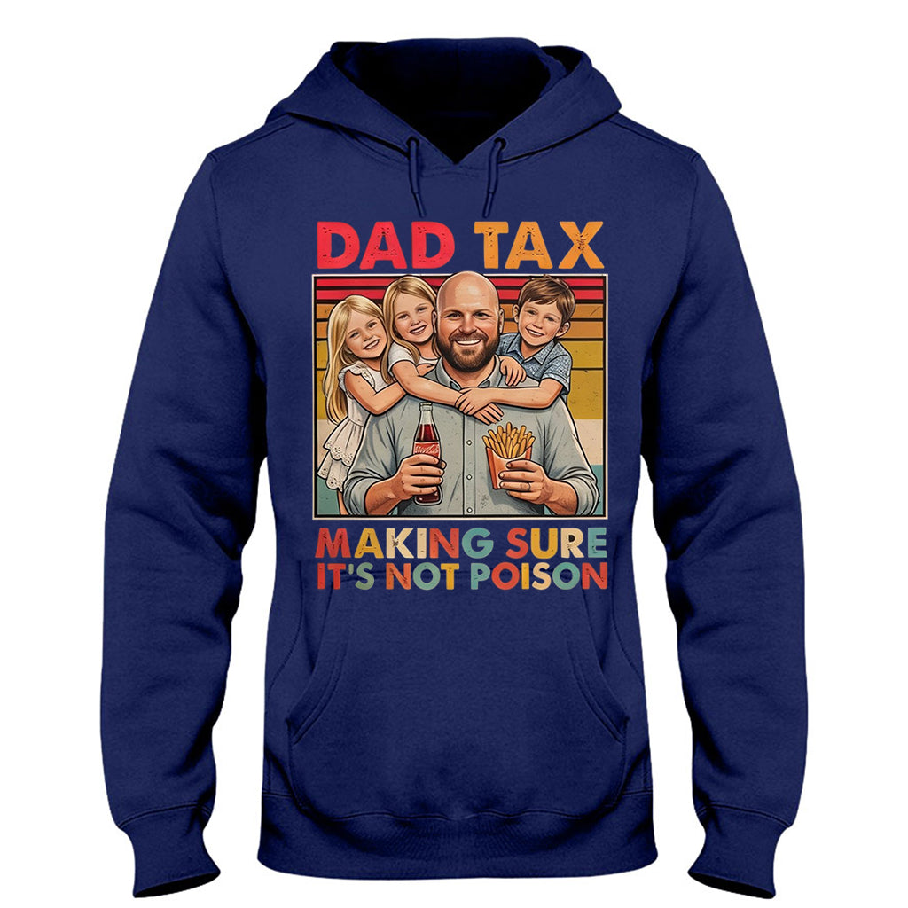 Lustiges Papa-Steuer - Personalisierte Vater T-Shirt und Hoodie