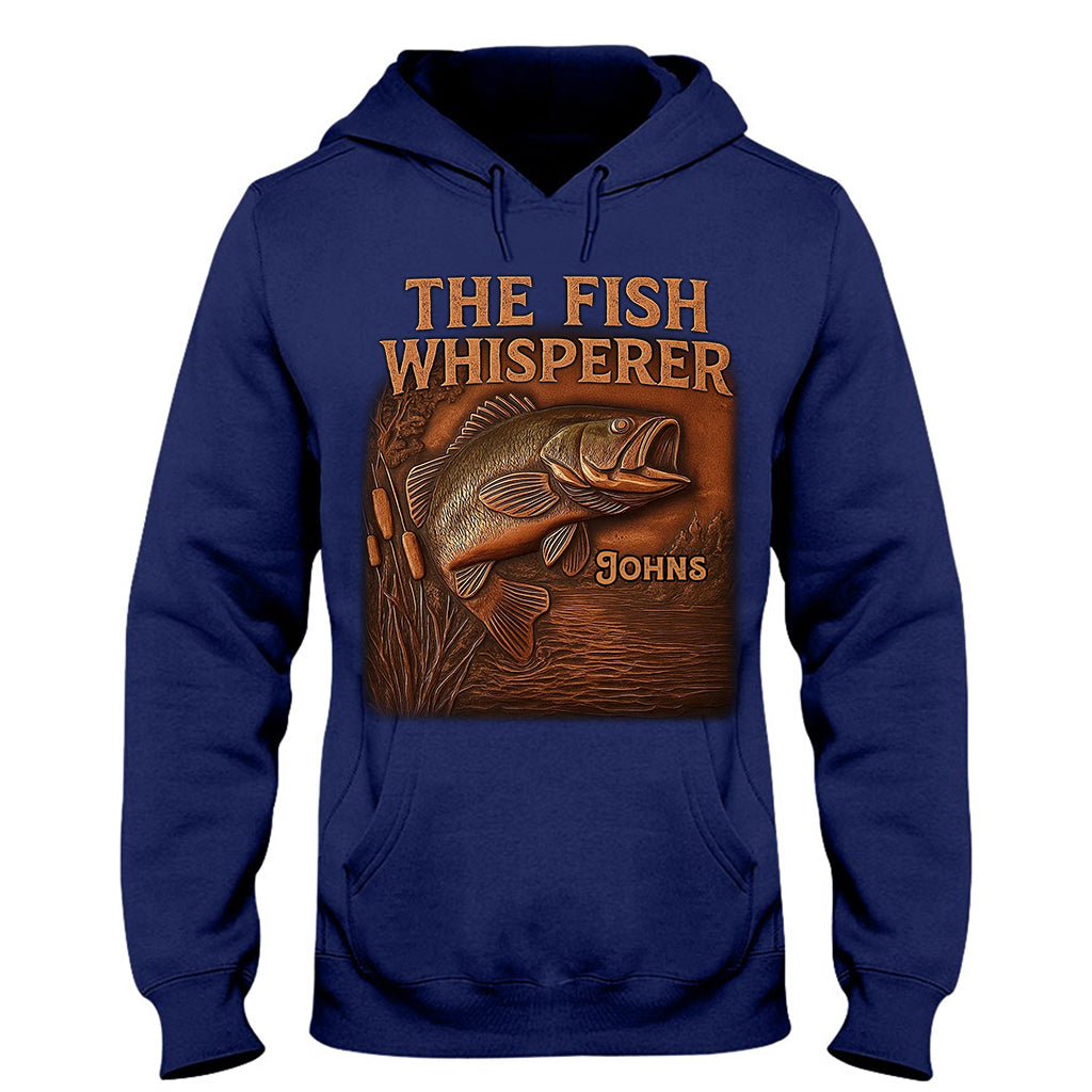 Le Chuchoteur de Poissons - T-shirt et sweat à capuche de pêche personnalisés