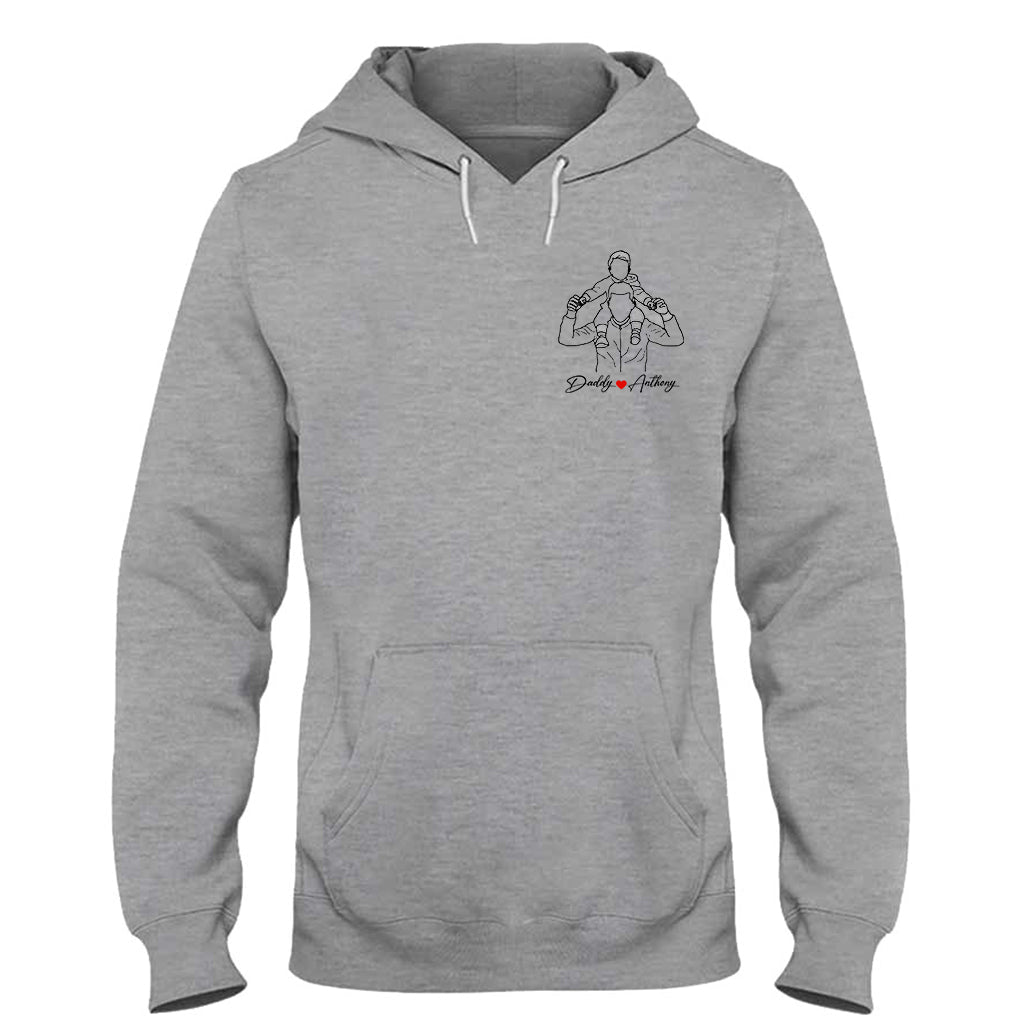 Best Dad Ever - Personalized Father T-shirt And Hoodie