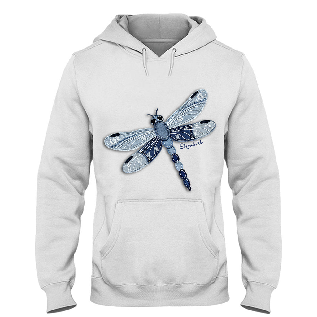 Blue Dragonfly/ Butterfly/ Bee/ Humming Bird - Personalized Gardening T-shirt And Hoodie
