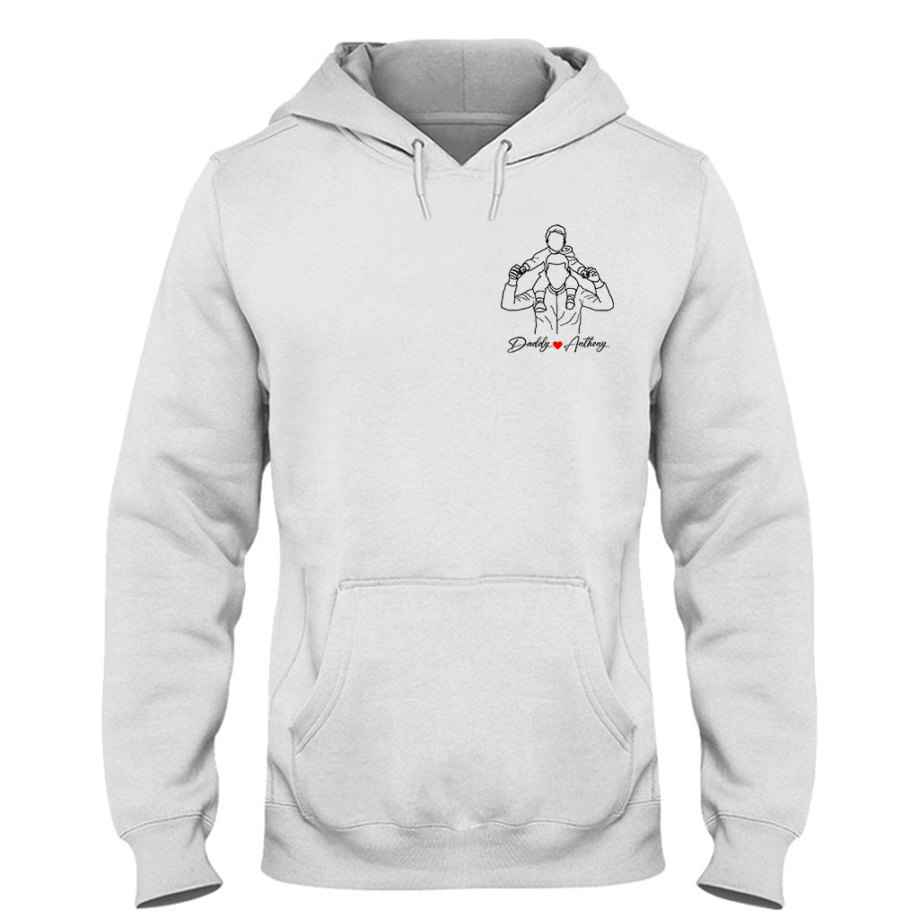 Best Dad Ever - Personalized Father T-shirt And Hoodie