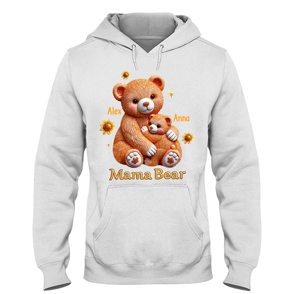 Mama Bear - Personalized Mother T-shirt And Hoodie