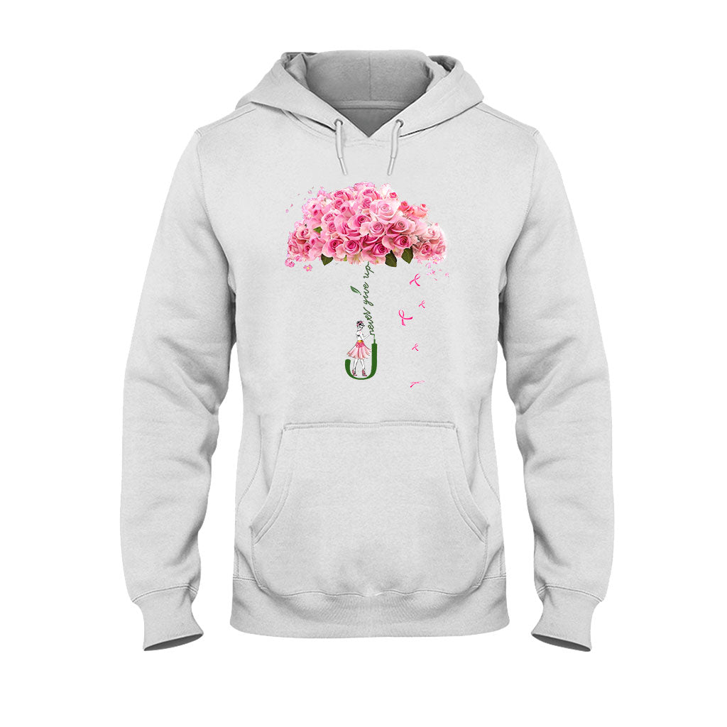 Niemals aufgeben – T-Shirt und Hoodie zur Sensibilisierung für Brustkrebs