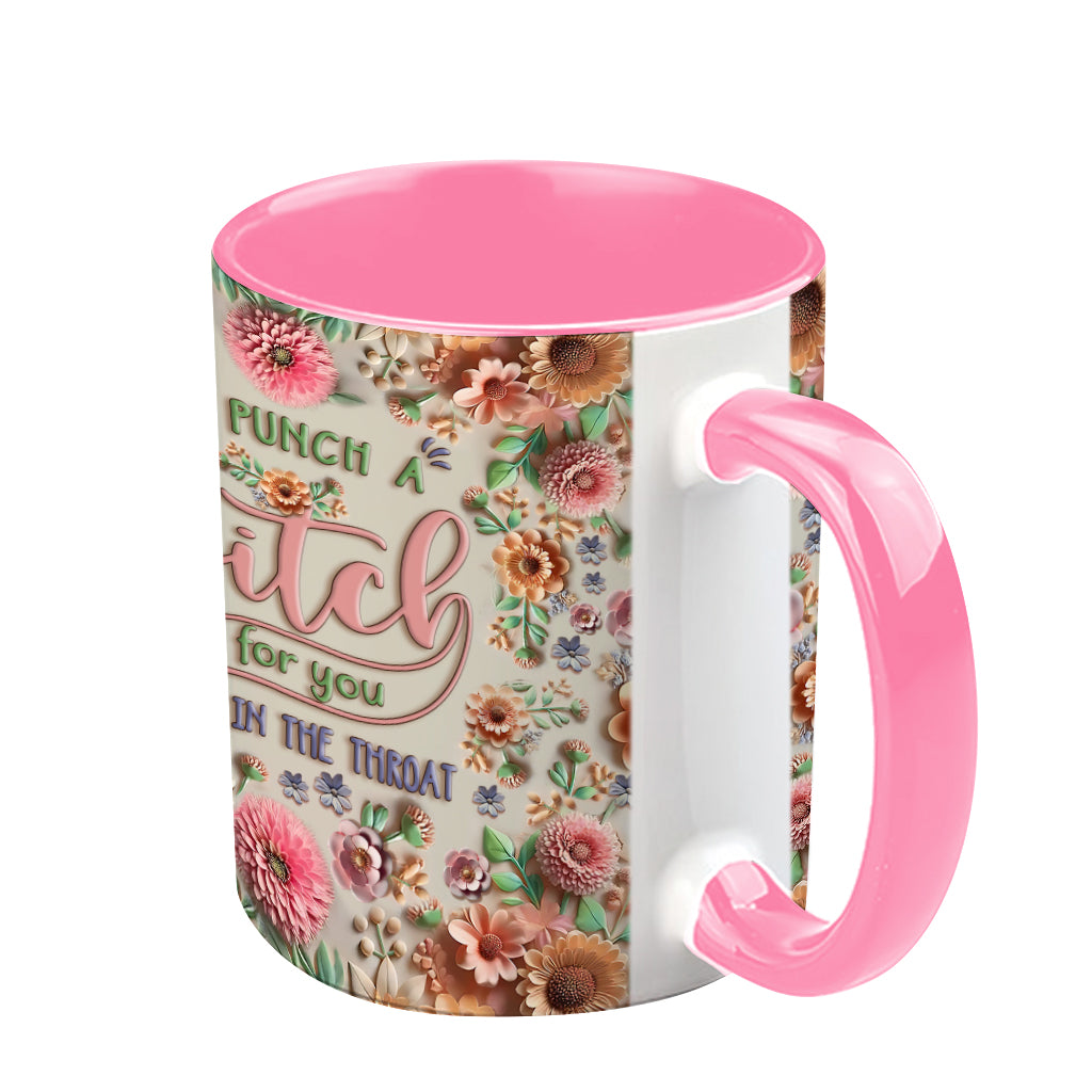 « Frappe une garce pour toi, ma meilleure amie ! » - Mug personnalisé « Meilleure amie »