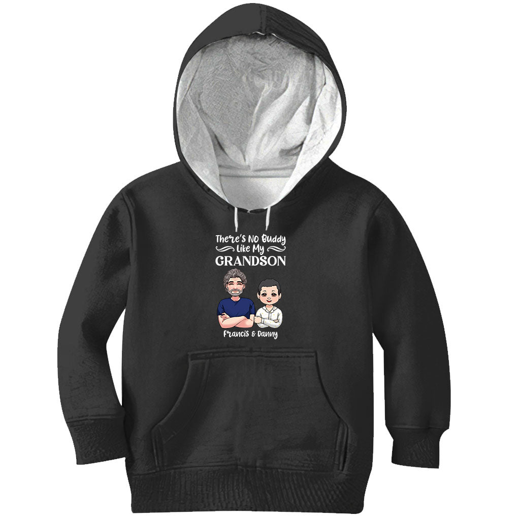 There Is No Buddy Like My Grandson/Granddaughter - Gift for grandpa - Personalized T-shirt And Hoodie