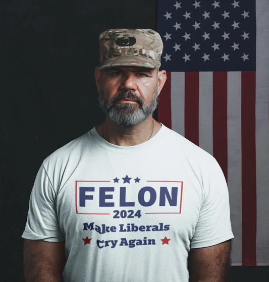 „Wähle Verbrecher, Trump“-T-Shirt | Konservatives T-Shirt | Republikaner, Zweiter Verfassungszusatz, Militär, Jesus, Amerika | Trump 2024 Shirts, T-Shirt & Hoodie