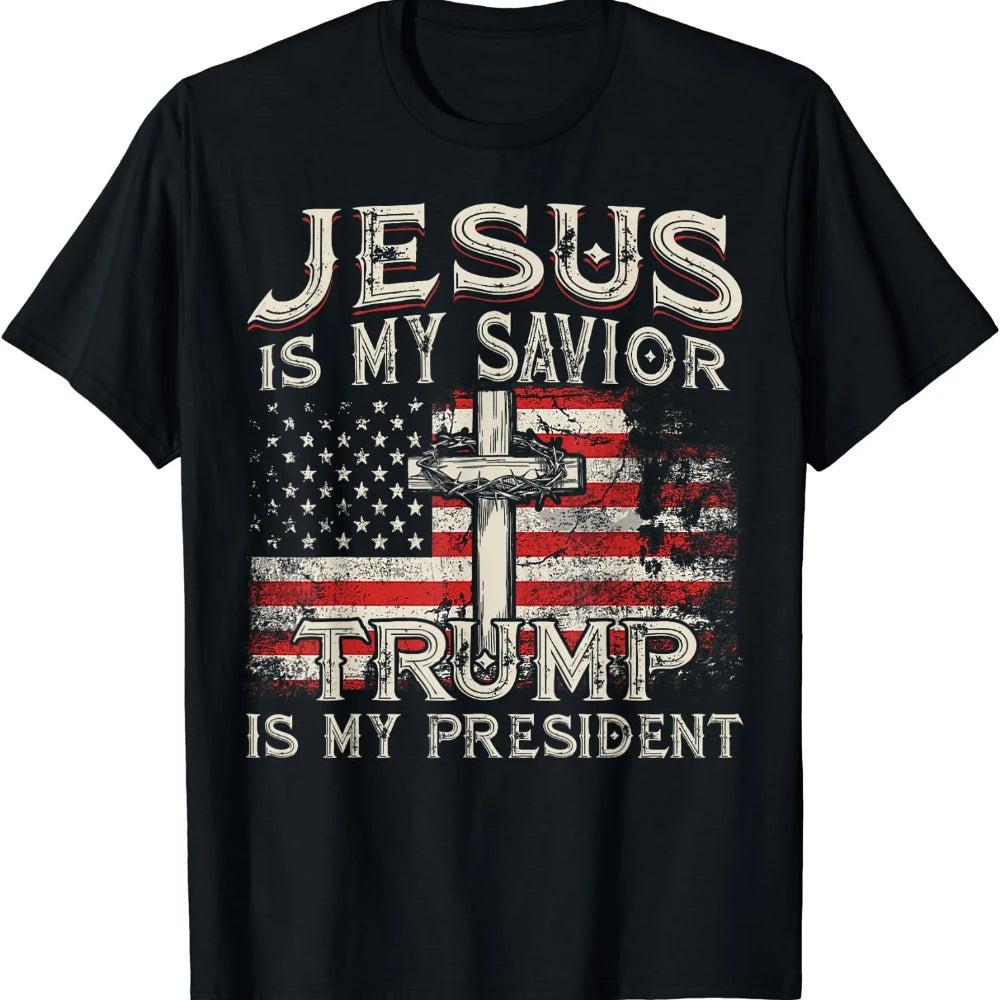 Pro-Republikaner: Wählt Trump 2024! Wir, das Volk, haben genug! T-Shirts & Hoodies mit dem Aufdruck „Trump 2024 – Amerika zurückerobern!“ und amerikanischer Flagge.