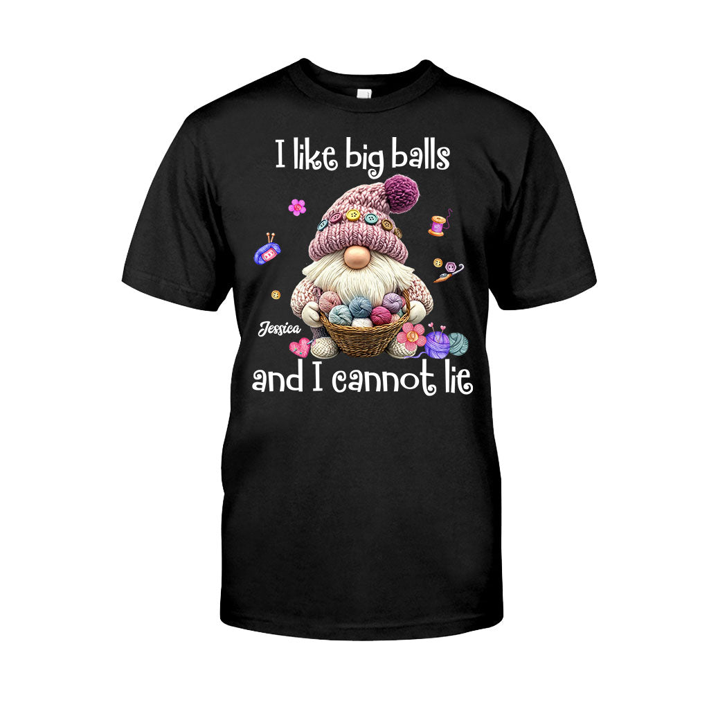 Ich mag große Eier und ich kann es nicht leugnen – personalisiertes Häkel-T-Shirt und Hoodie