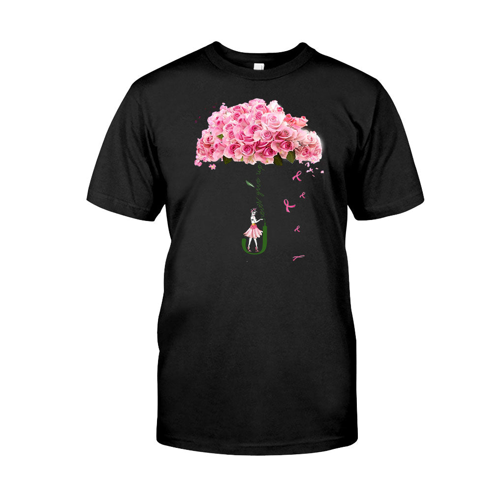 Niemals aufgeben – T-Shirt und Hoodie zur Sensibilisierung für Brustkrebs