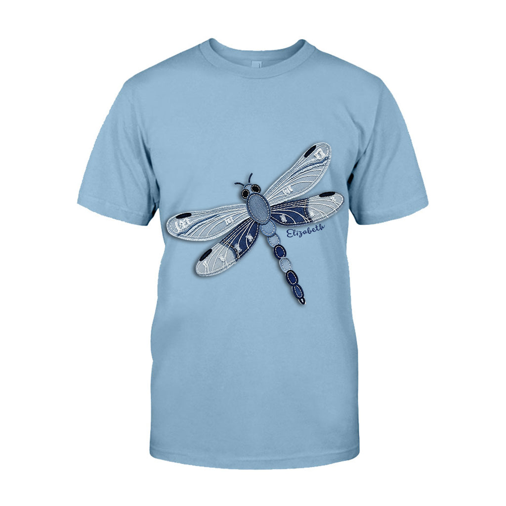 Blue Dragonfly/ Butterfly/ Bee/ Humming Bird - Personalized Gardening T-shirt And Hoodie