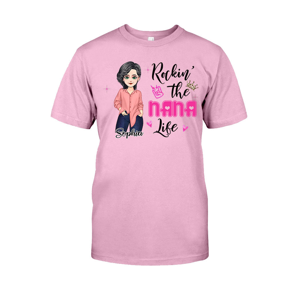 Rockin' The Nana Life - Gift for grandma, mom - Personalized T-shirt And Hoodie