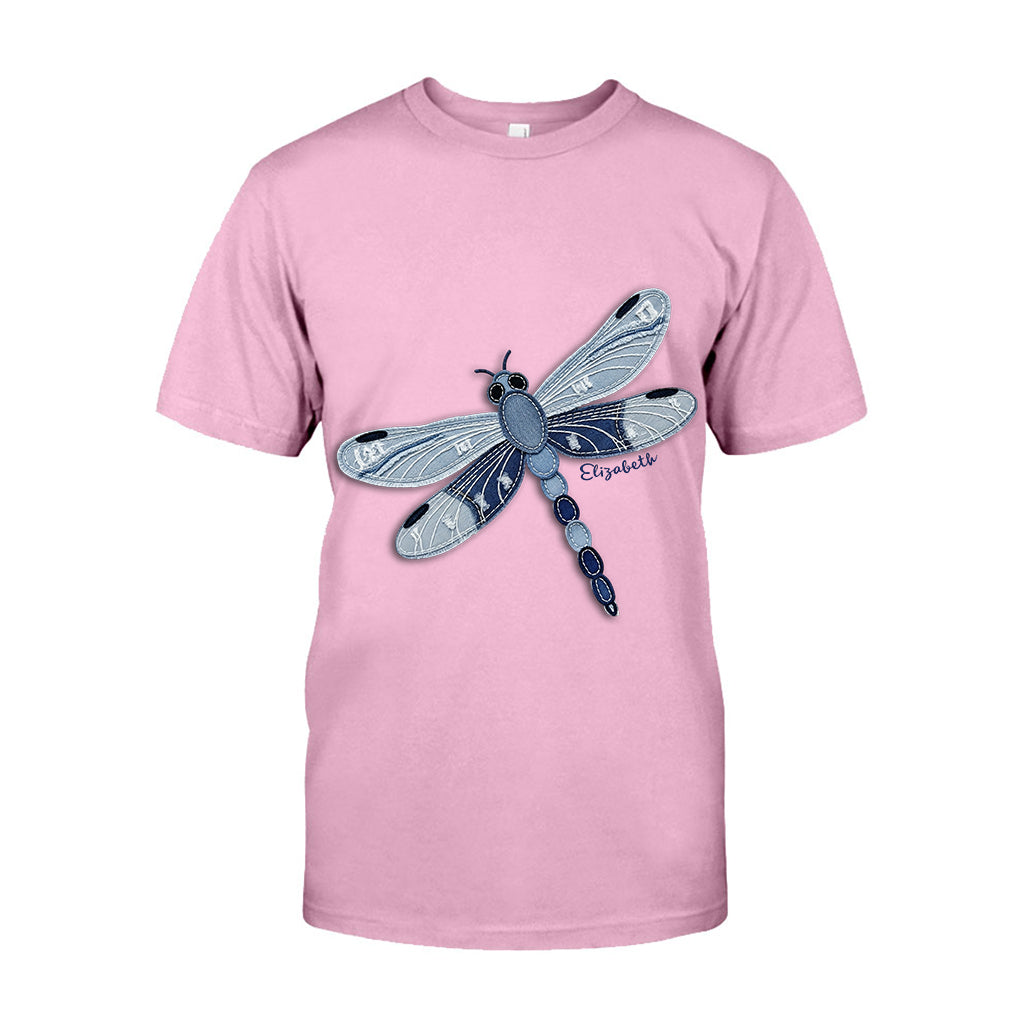 Blue Dragonfly/ Butterfly/ Bee/ Humming Bird - Personalized Gardening T-shirt And Hoodie