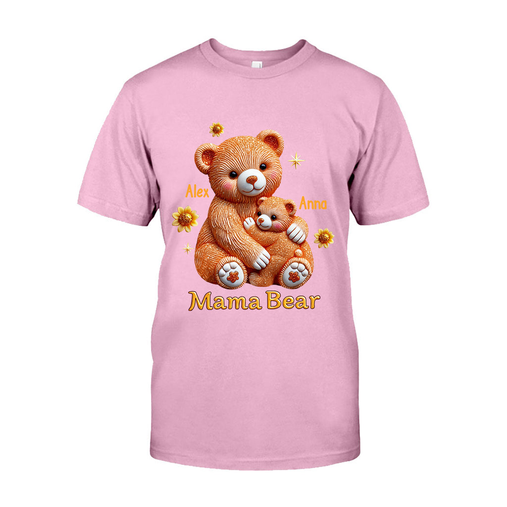 Mama Bear - Personalized Mother T-shirt And Hoodie