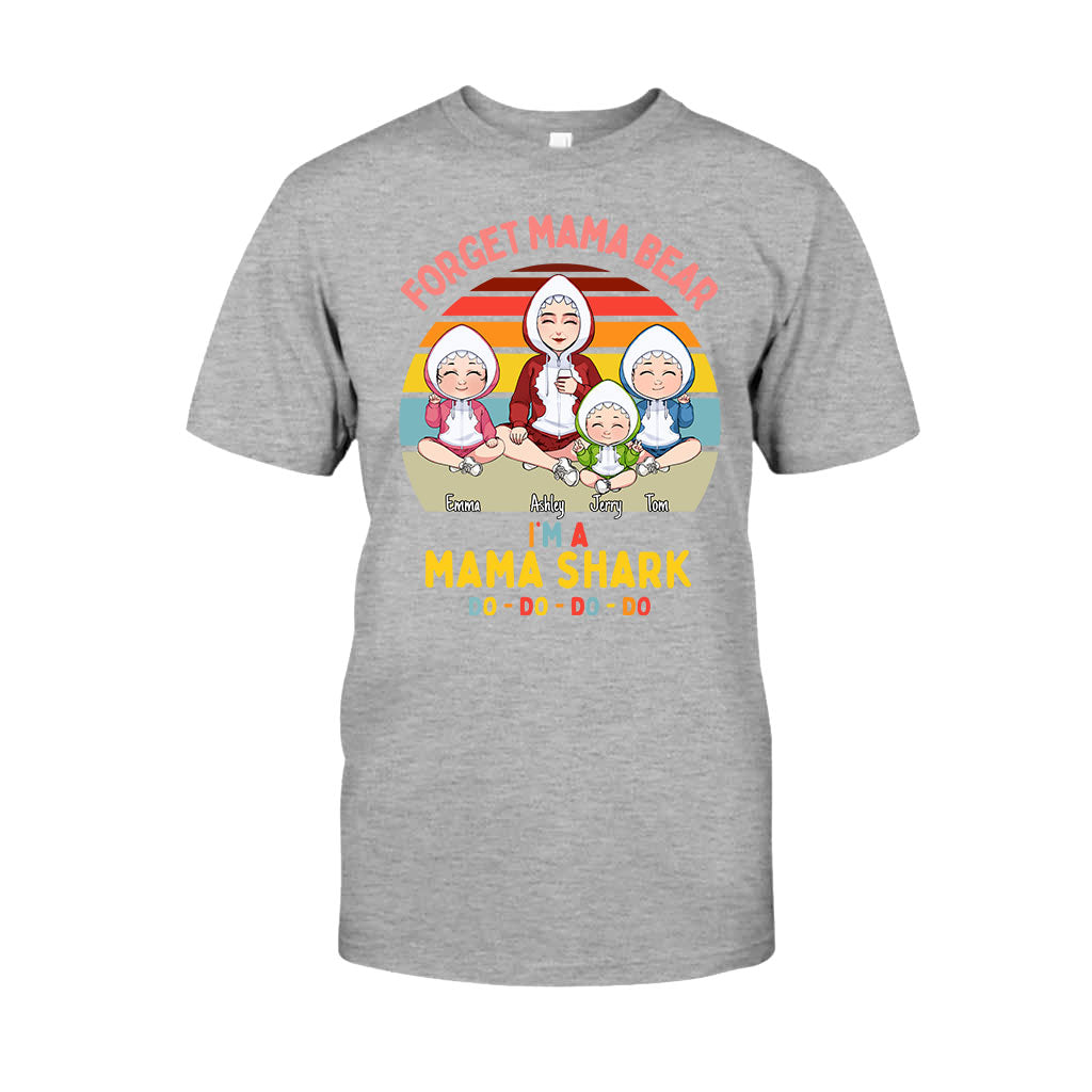 Mama Shark Do Do Do - Gift for mom, mom, dad, grandma, grandpa, aunt, uncle, shark lover - Personalized T-shirt And Hoodie