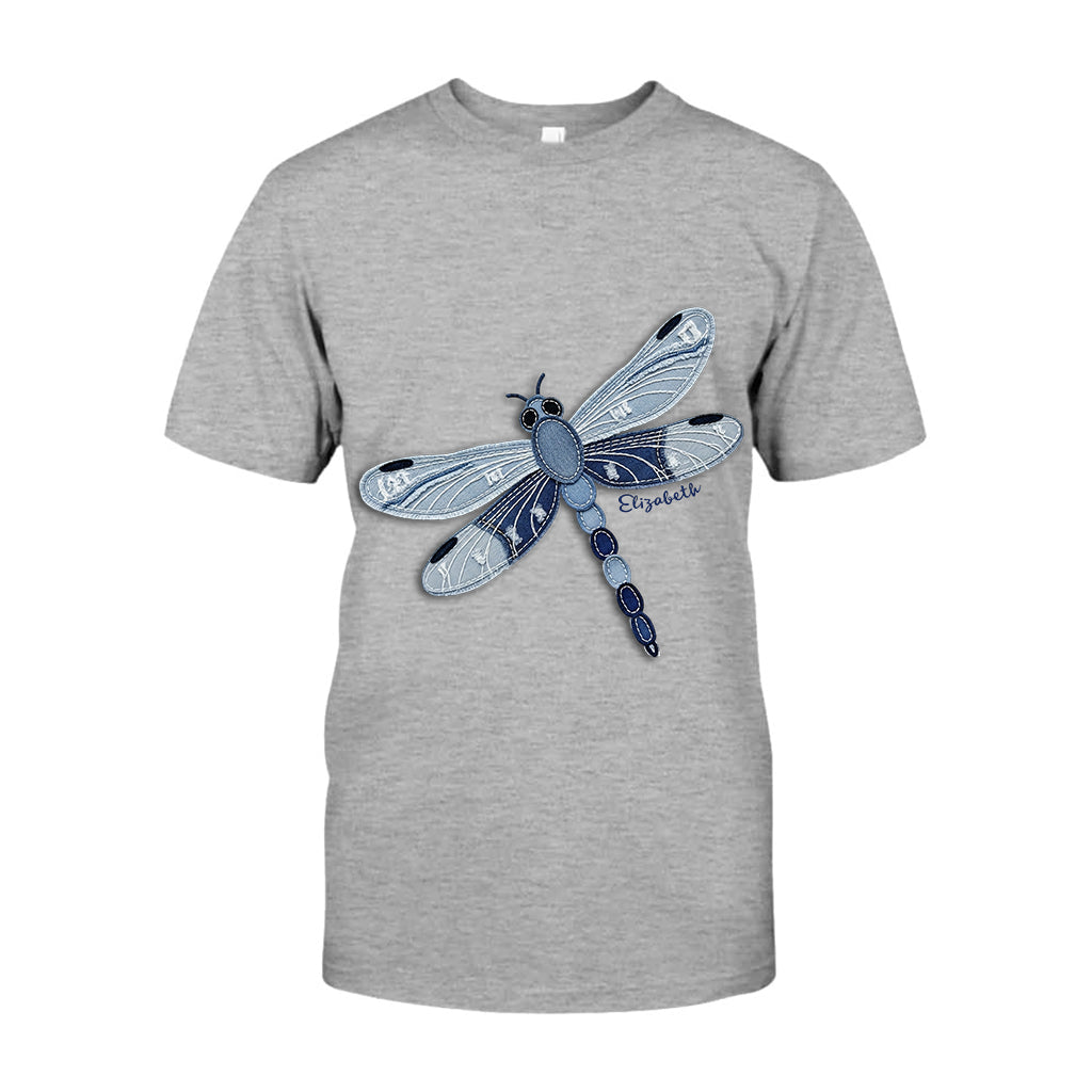 Blue Dragonfly/ Butterfly/ Bee/ Humming Bird - Personalized Gardening T-shirt And Hoodie