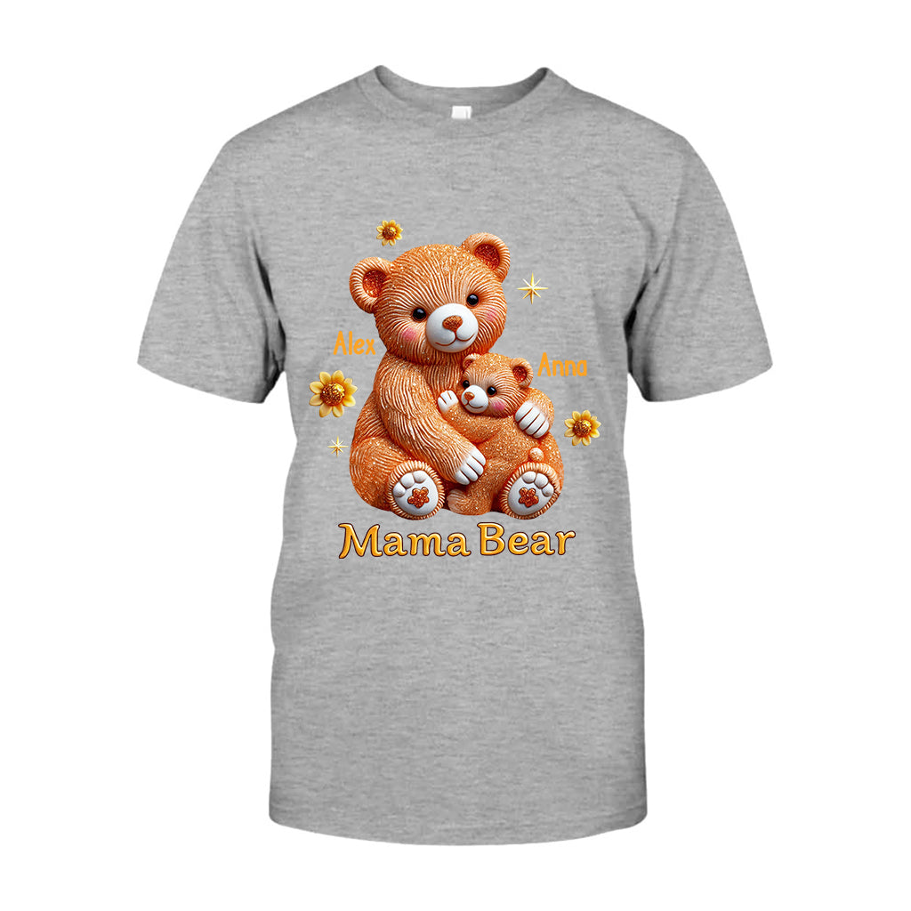 Mama Bear - Personalized Mother T-shirt And Hoodie