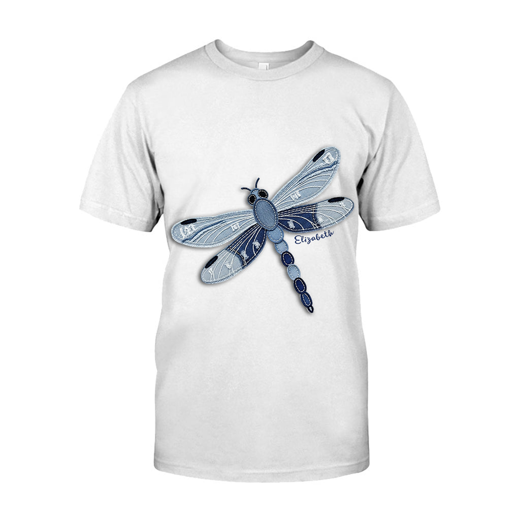 Blue Dragonfly/ Butterfly/ Bee/ Humming Bird - Personalized Gardening T-shirt And Hoodie