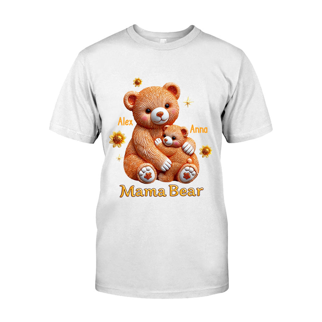 Mama Bear - Personalized Mother T-shirt And Hoodie