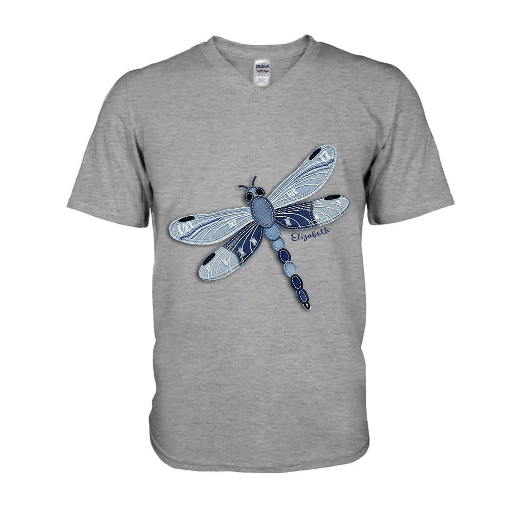 Blue Dragonfly/ Butterfly/ Bee/ Humming Bird - Personalized Gardening T-shirt And Hoodie
