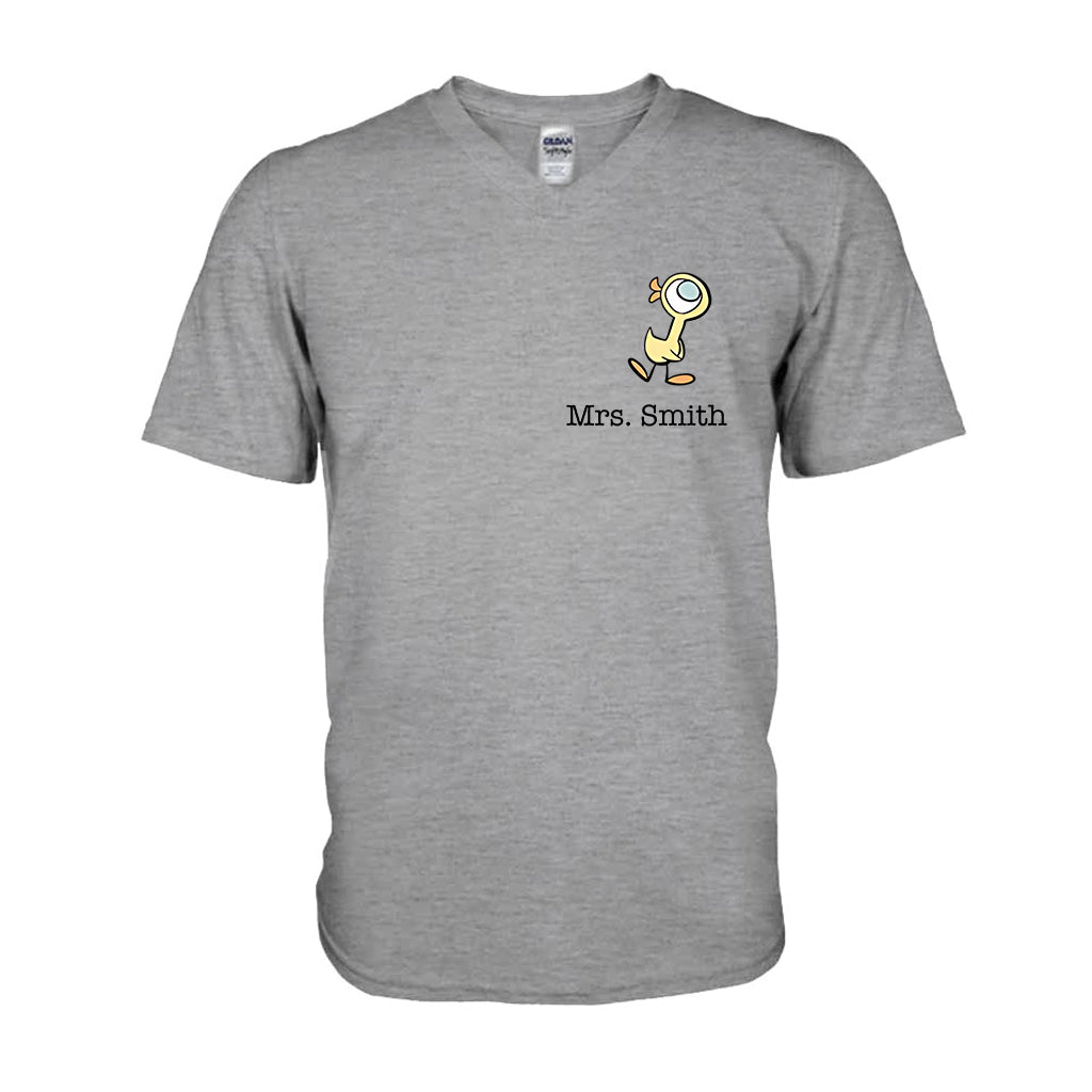 Back To School - Personalized Teacher T-shirt And Hoodie