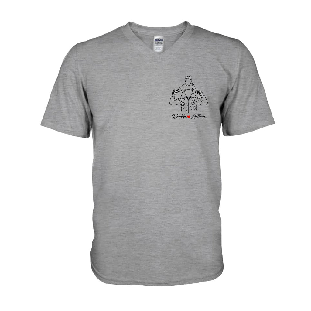 Best Dad Ever - Personalized Father T-shirt And Hoodie