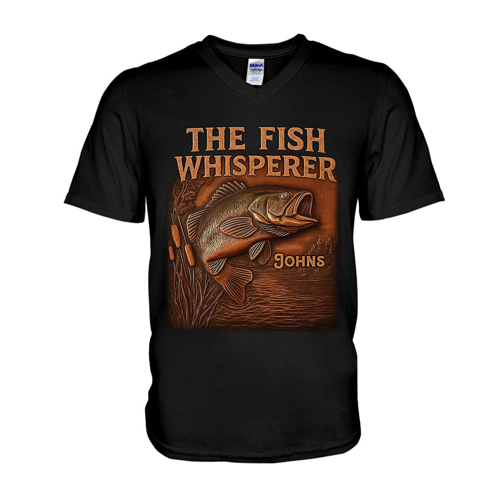 Le Chuchoteur de Poissons - T-shirt et sweat à capuche de pêche personnalisés