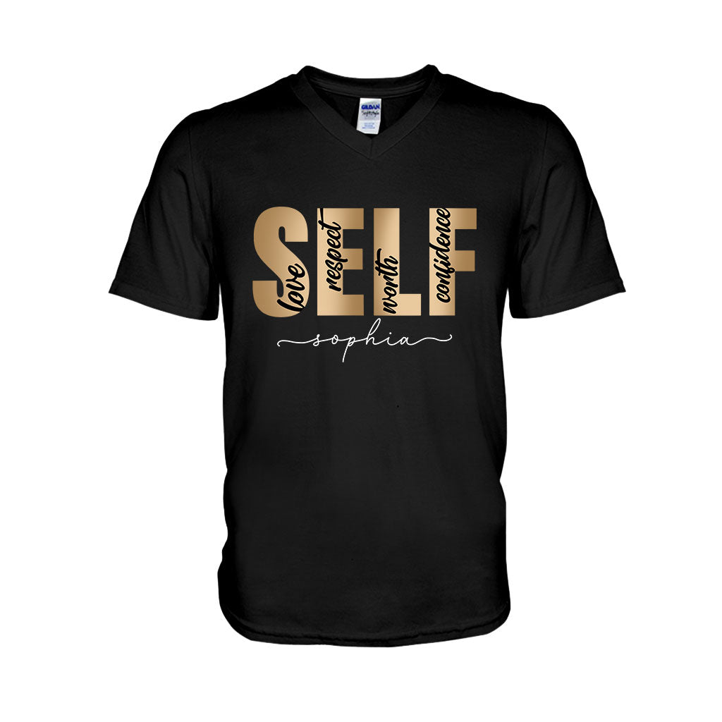 Selbstvertrauen – Personalisiertes T-Shirt und Hoodie für Afroamerikaner