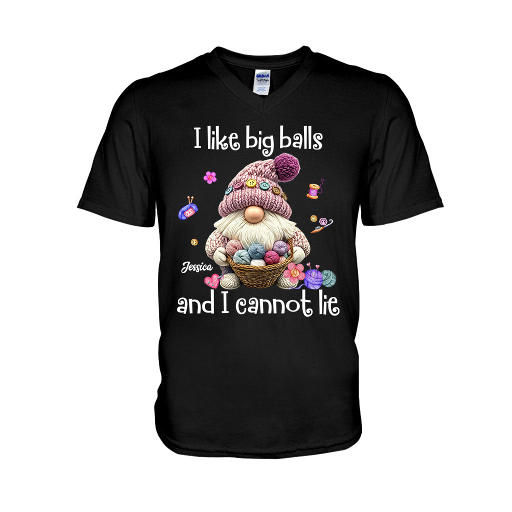 Ich mag große Eier und ich kann es nicht leugnen – personalisiertes Häkel-T-Shirt und Hoodie
