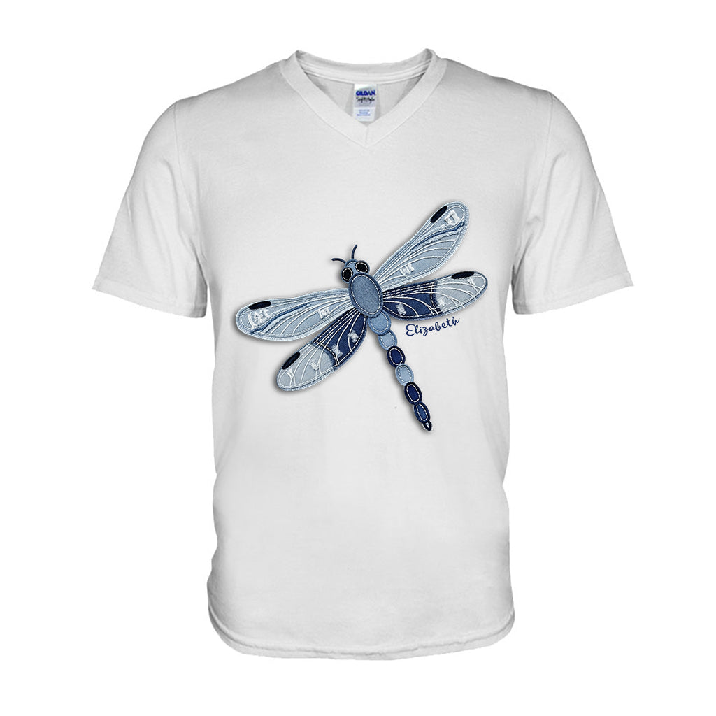 Blue Dragonfly/ Butterfly/ Bee/ Humming Bird - Personalized Gardening T-shirt And Hoodie