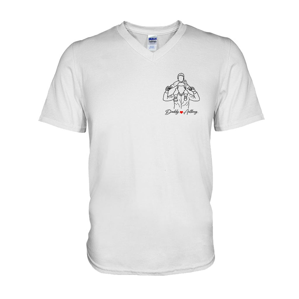 Best Dad Ever - Personalized Father T-shirt And Hoodie