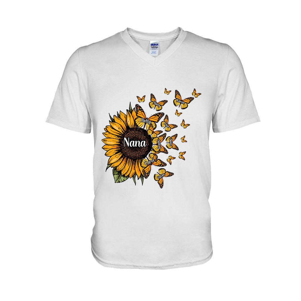Beautiful Sunflower Blessed To Be Called - Gift for grandma, mom - Personalized T-shirt And Hoodie