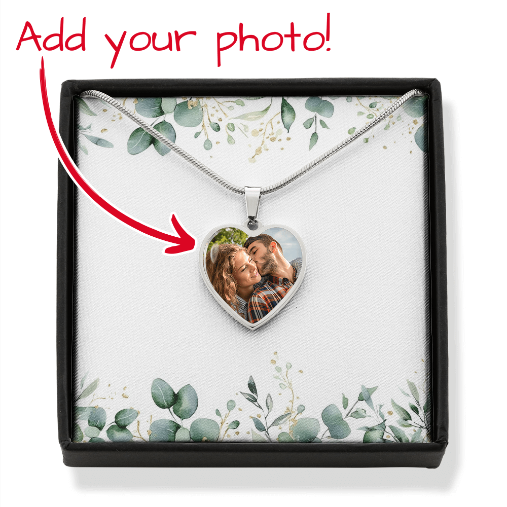 Tes ailes étaient prêtes, mais mon cœur ne l'était pas - Collier pendentif cœur commémoratif personnalisé - dth5801