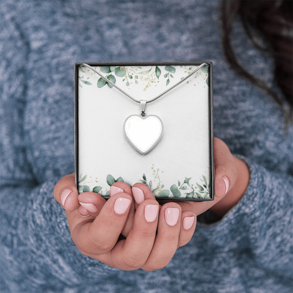 Tes ailes étaient prêtes, mais mon cœur ne l'était pas - Collier pendentif cœur commémoratif personnalisé - dth5801
