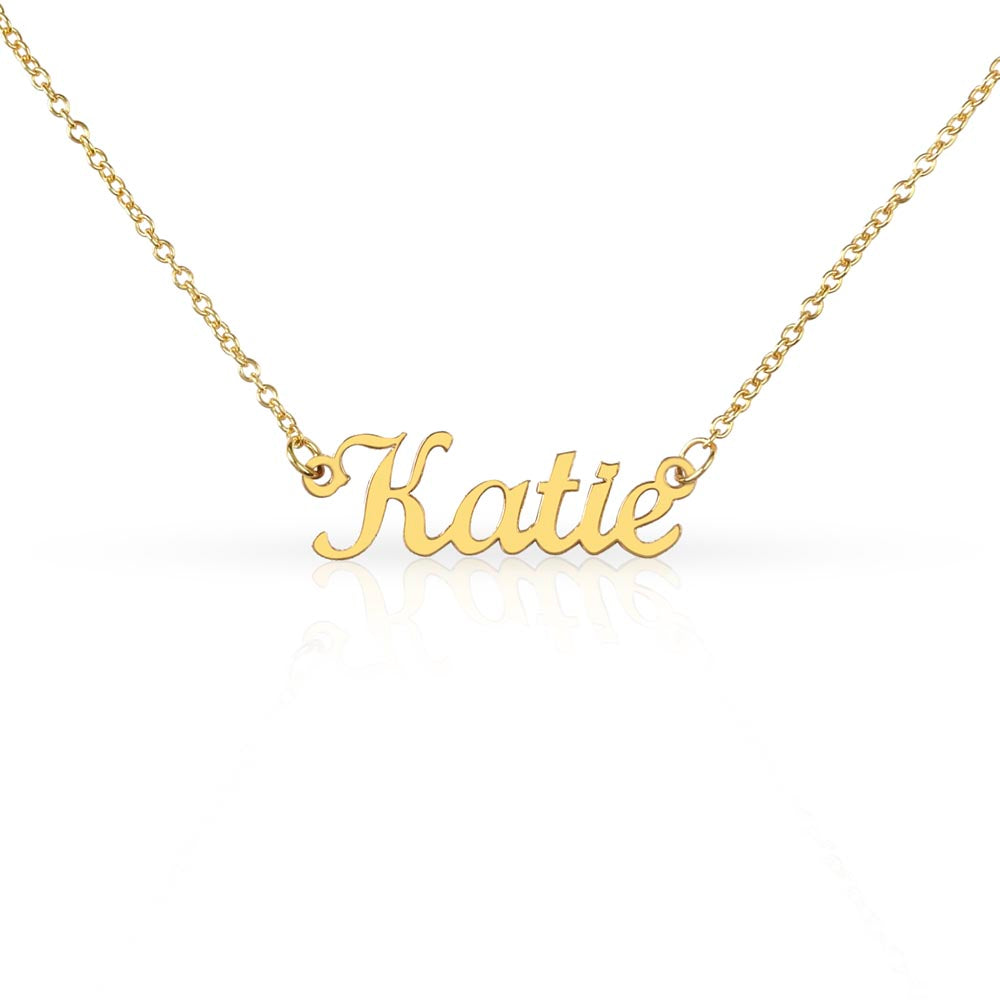 Collier personnalisé avec nom (sans carte) 