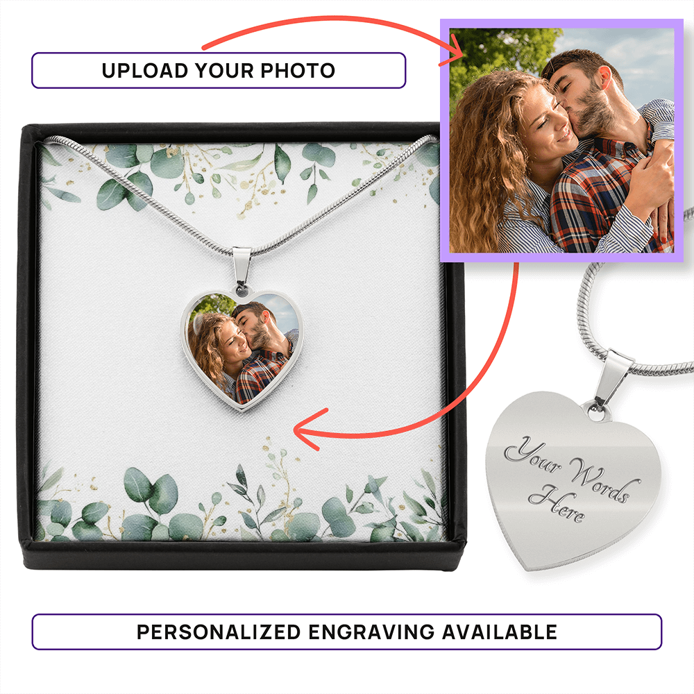 Tes ailes étaient prêtes, mais mon cœur ne l'était pas - Collier pendentif cœur commémoratif personnalisé - dth5801
