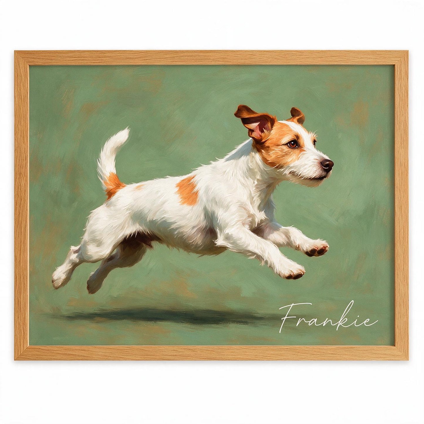 Personalisierter Zoomies Hundeposter - Individuelles Lauf-Porträt Wandkunst Geschenk für Hundeliebhaber