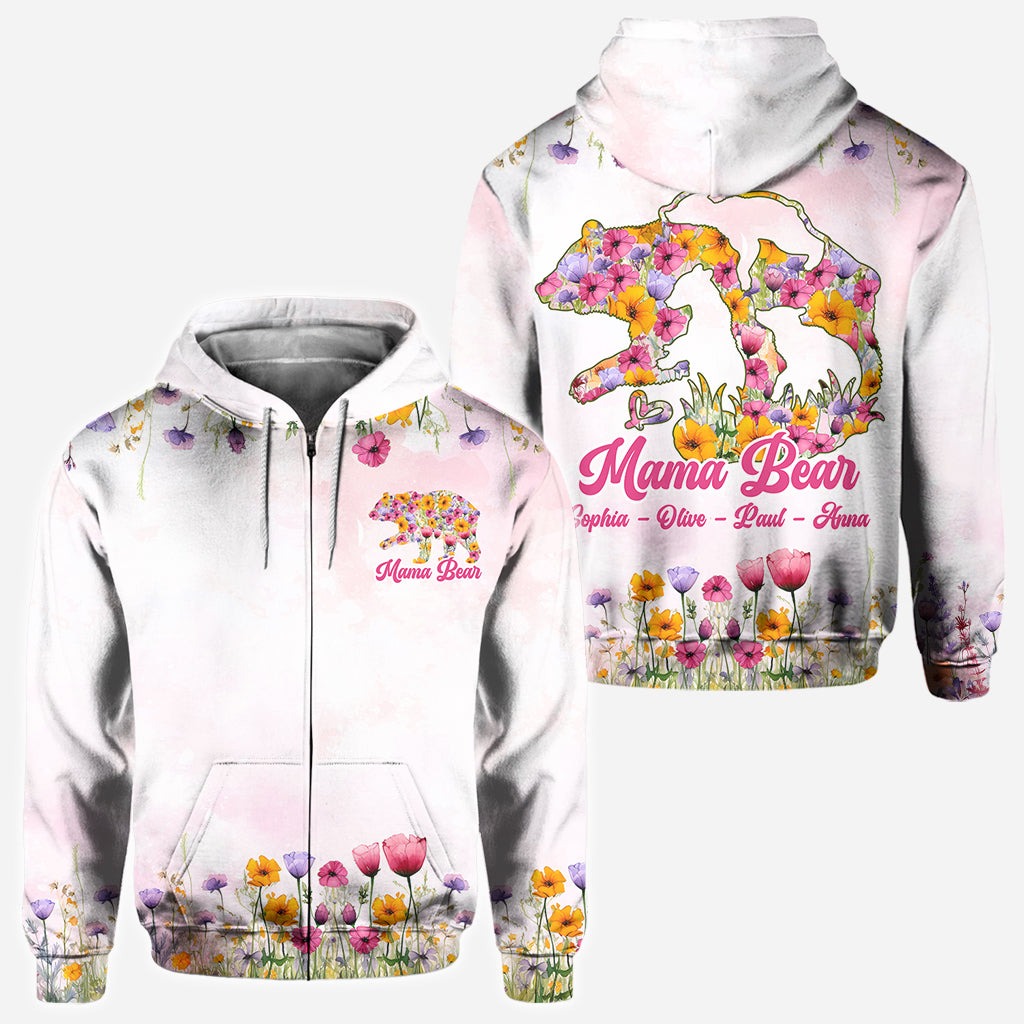 Mama Bear - Personalized Mother All Over Shirt