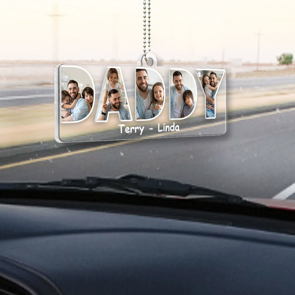 Mommy/ Daddy/ Mom/ Dad.... - Personalized Mother Transparent Car Ornament