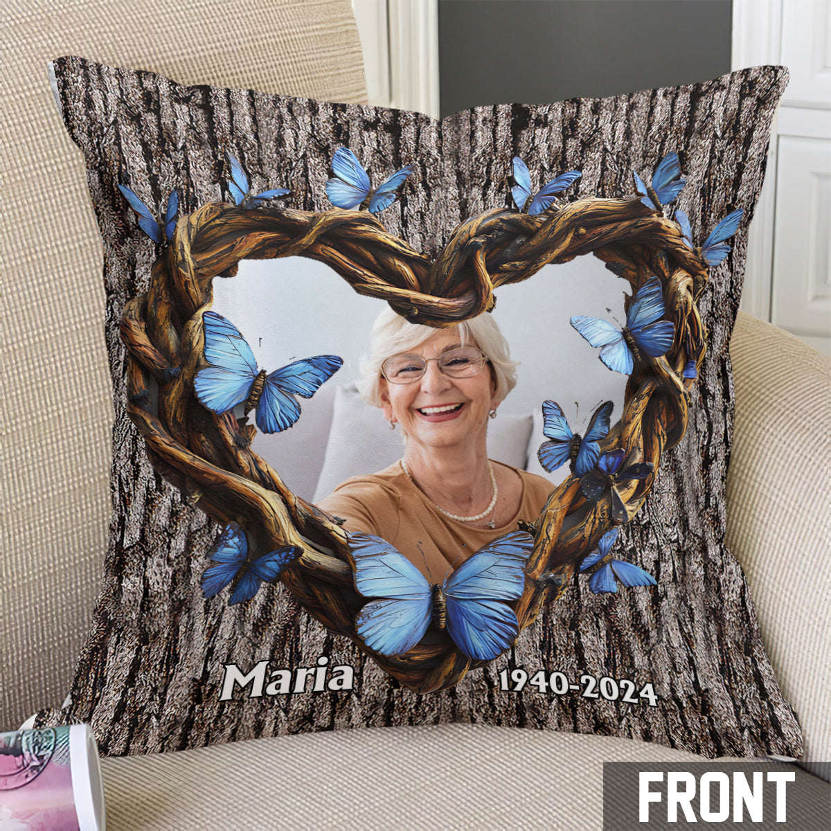 Hug This Pillow - Personalized Memorial Throw Pillow