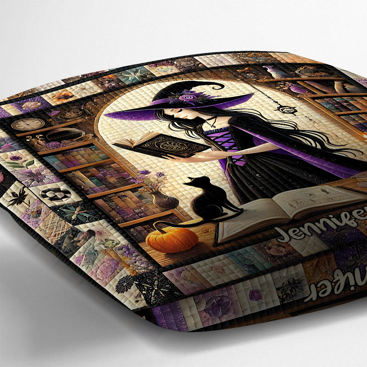 Beautiful Witch - Personalized Witch Throw Pillow