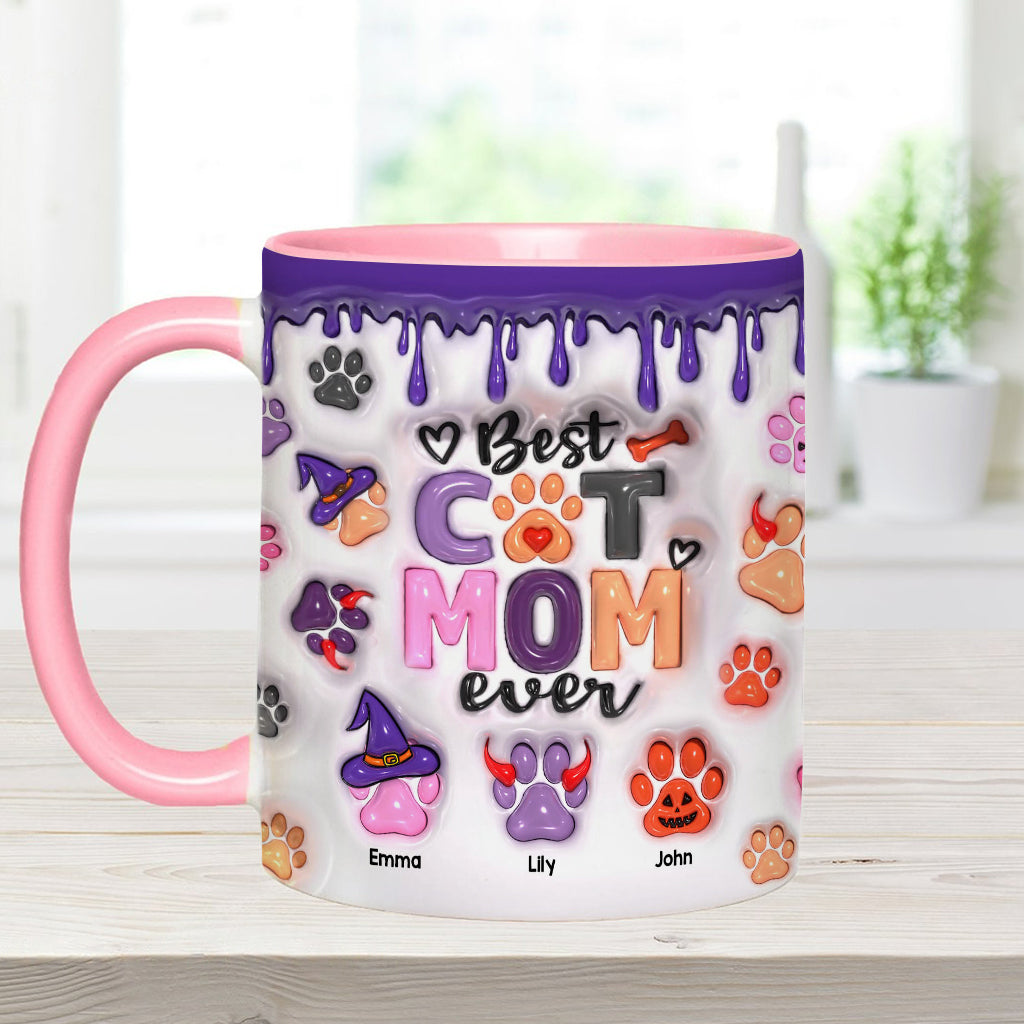 Die beste Hundemama, Katzenmama, Hundepapa, Katzenpapa aller Zeiten – personalisierte Tasse mit Hundemotiv