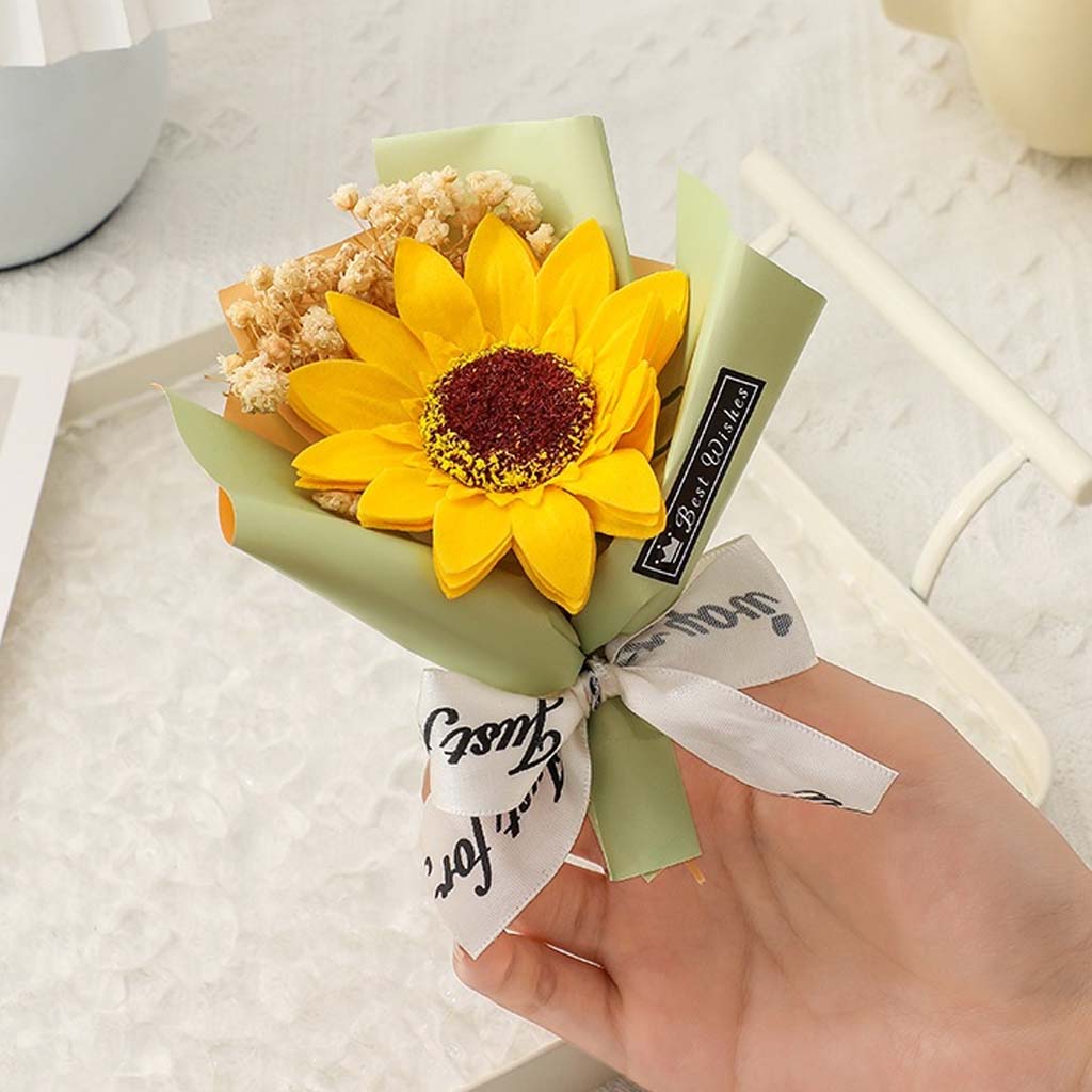 Mini-Strauß getrockneter Blumen – Personalisierter Auto-Lufterfrischer mit Trockenblumenclip
