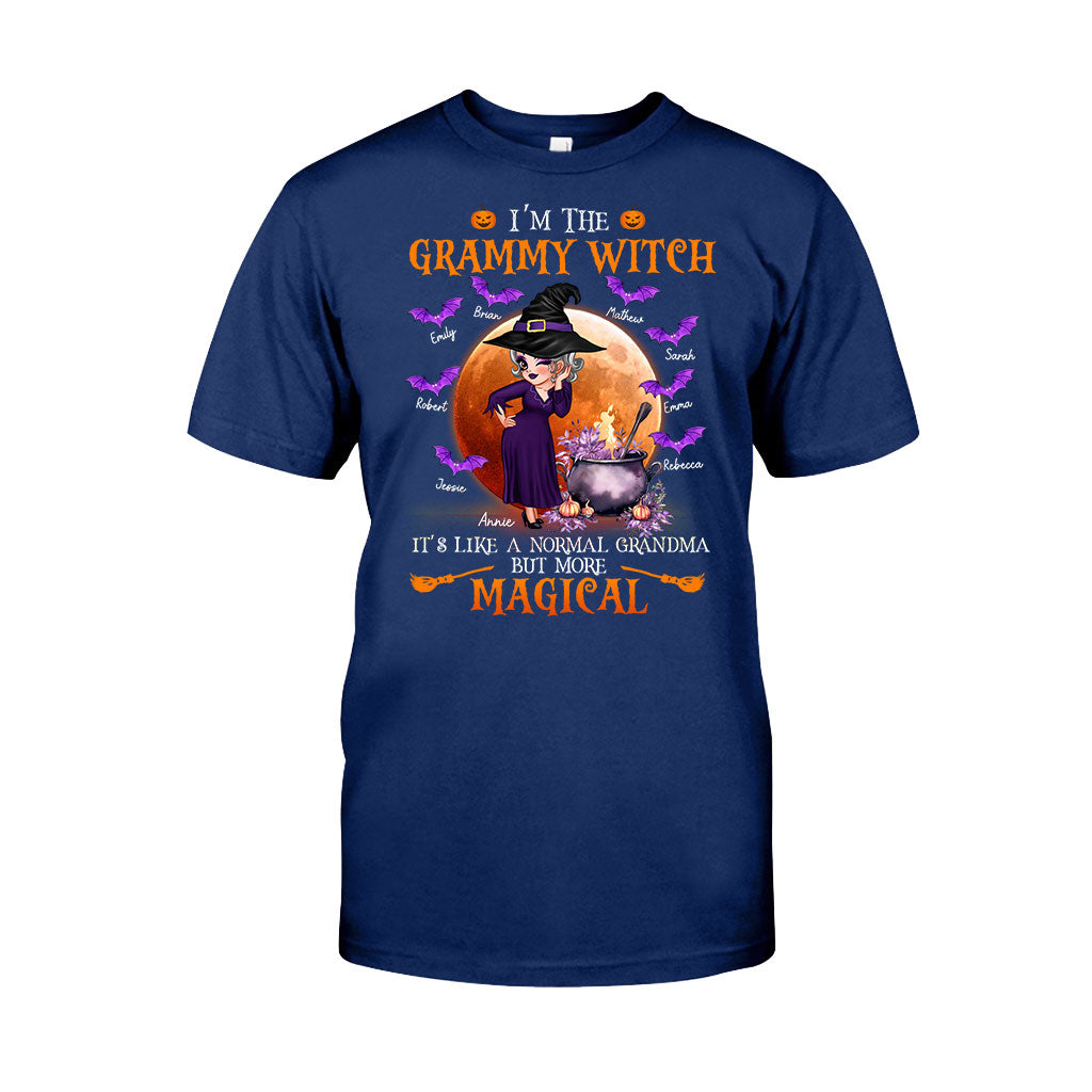Grandma Witch Like A Normal Grandma But More Magical - Personalized Grandma T-shirt And Hoodie