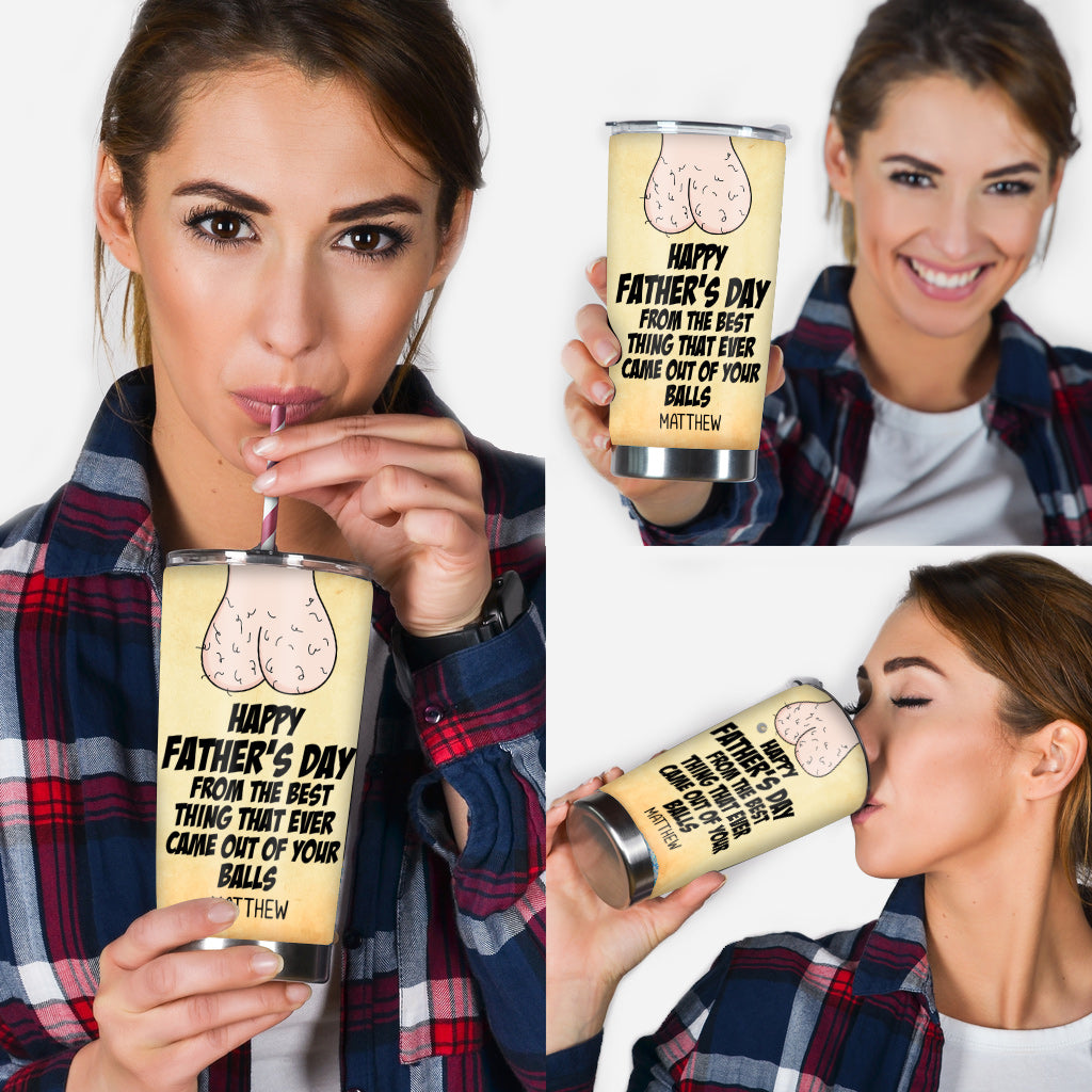 Happy Father's Day - Personalized Father Tumbler