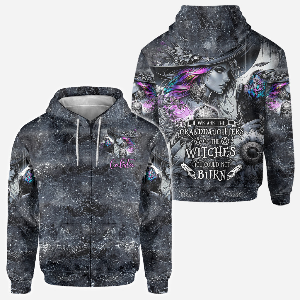 Flying High On Halloween Night - Personalized Witch All Over Shirt