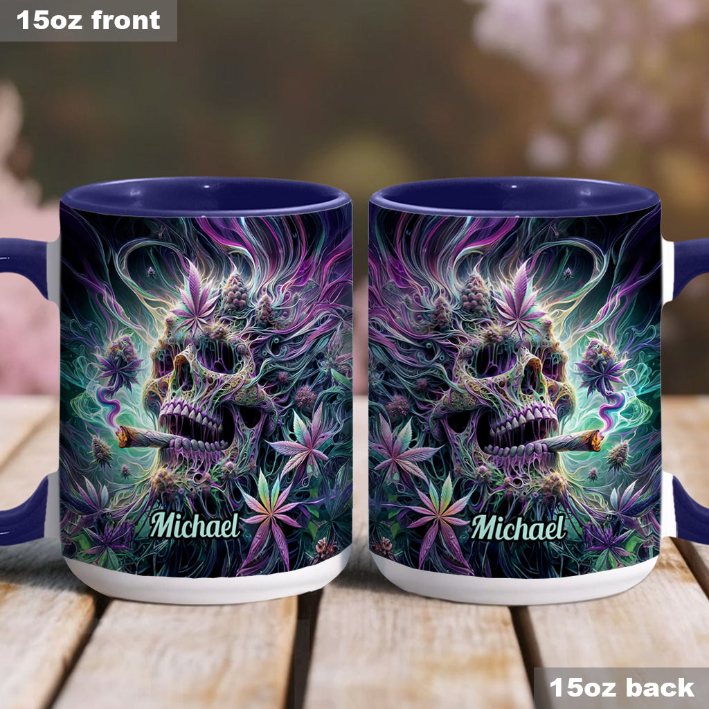 Magical Skull - Personalized Weed Accent Mug