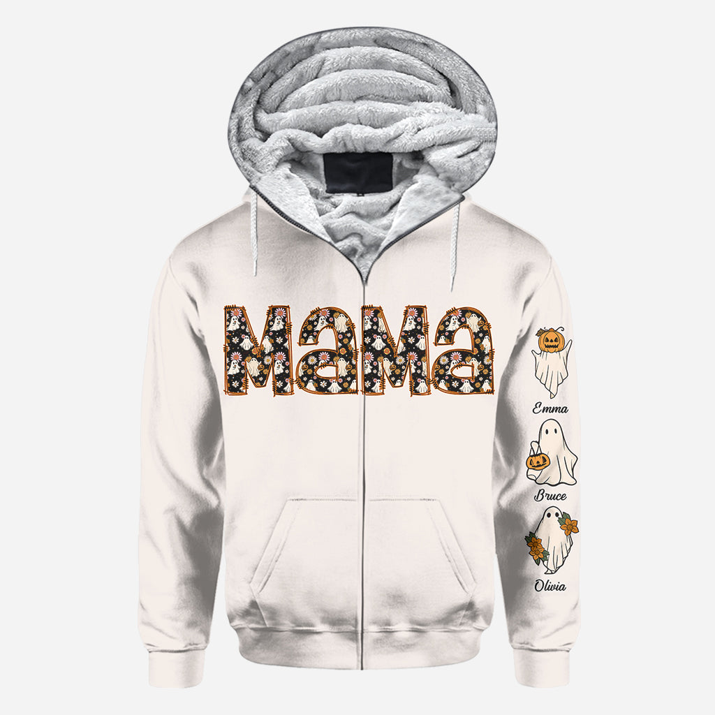 Spooky Mama Grandma - Personalized Mother All Over Shirt